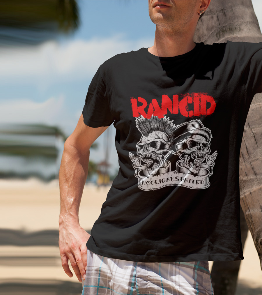 Rancid Hooligans United Skulls Rcd T-Shirt