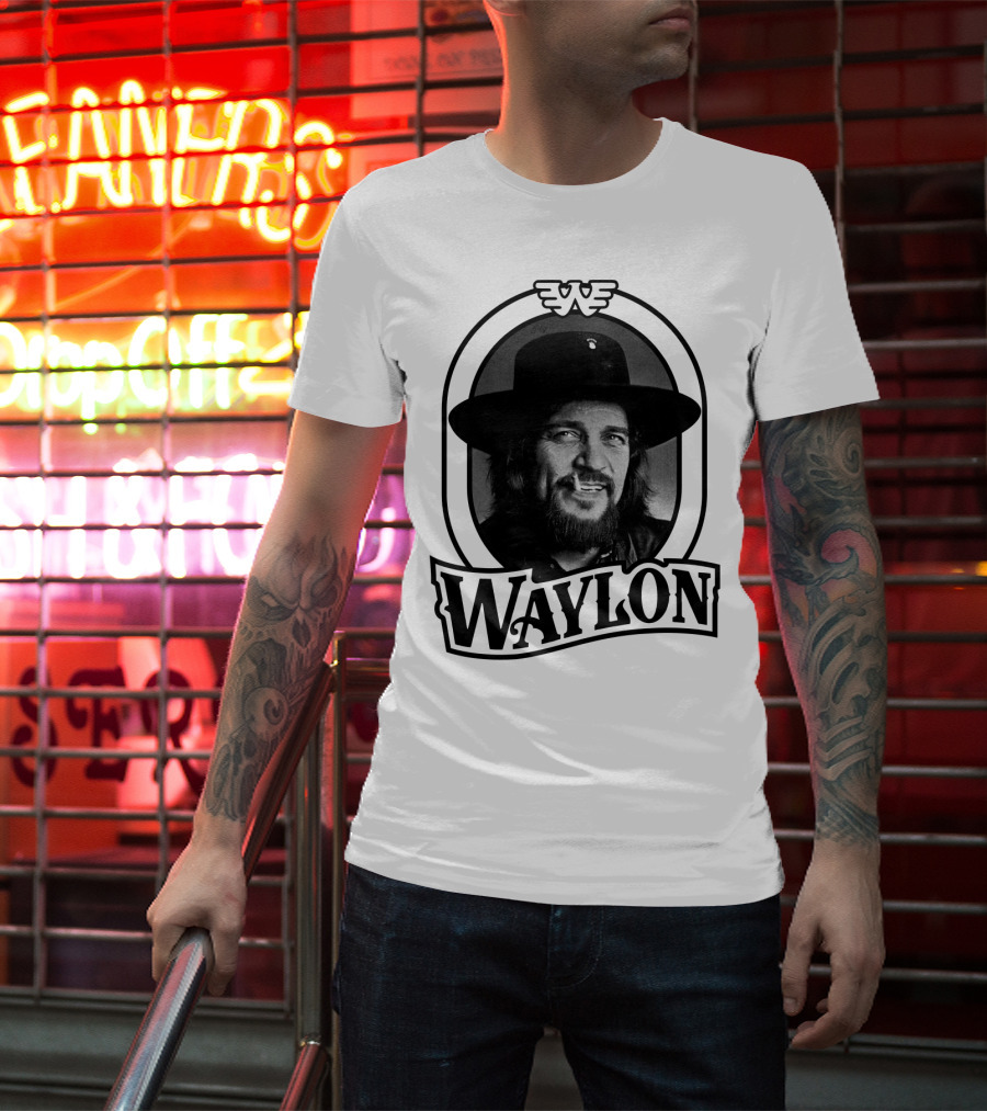 Waylon Jennings Country Music Legend T-Shirt