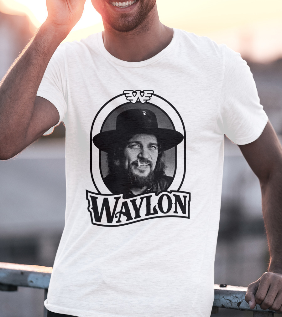 Waylon Jennings Country Music Legend T-Shirt