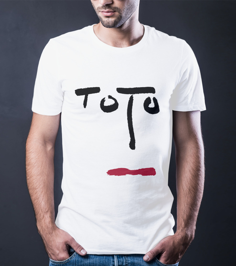 TOTO Turn Back 08 Minimalist Face T-Shirt