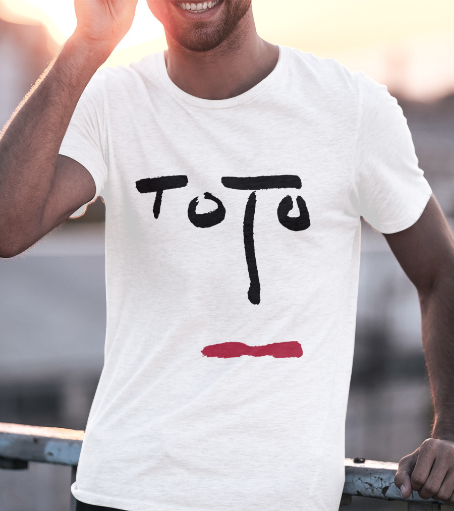 TOTO Turn Back 08 Minimalist Face T-Shirt