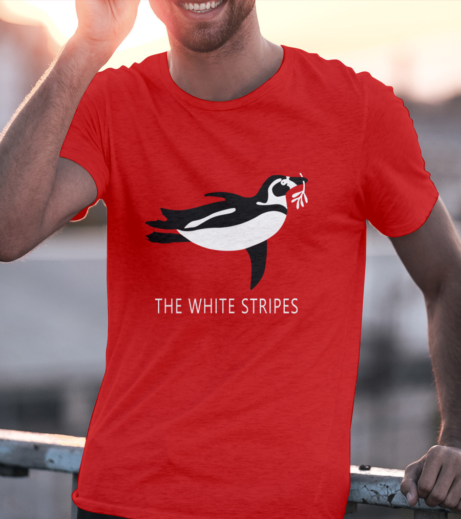 The White Stripes TWS 03 Red Penguin T-Shirt