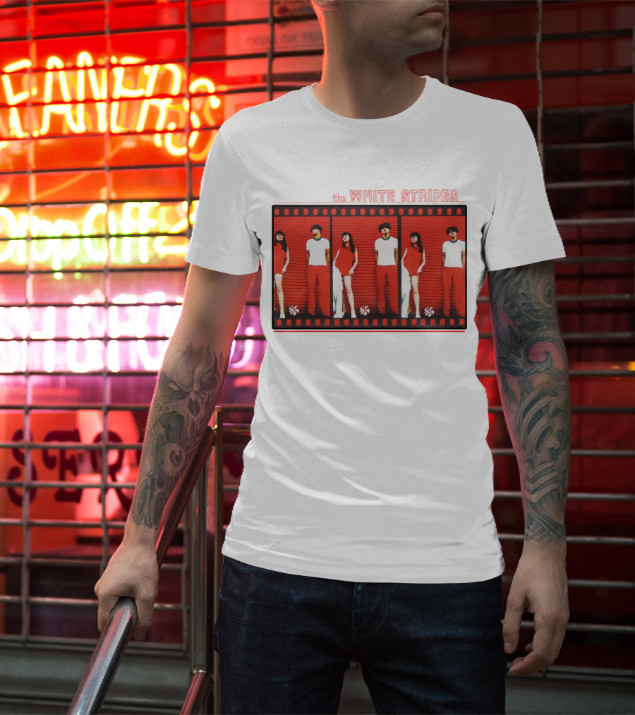 The White Stripes Red Filmstrip T-Shirt