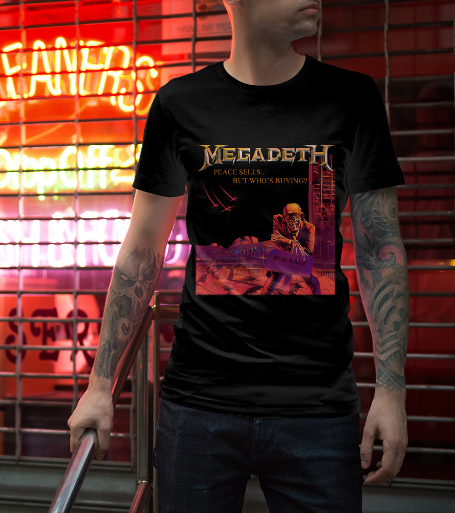 Megadeth MGD 08 Peace Sells But Who's Buying For Sale Scene T-Shirt