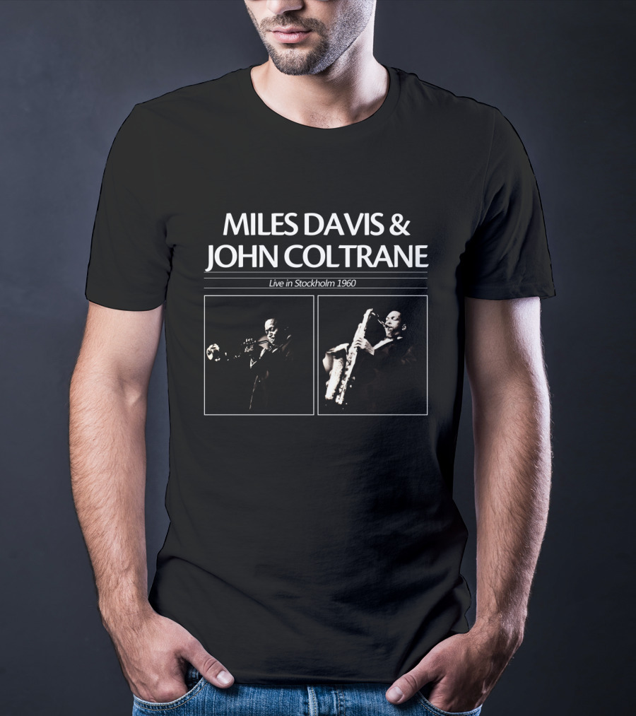 Miles Davis & John Coltrane Live In Stockholm 1960 T-Shirt
