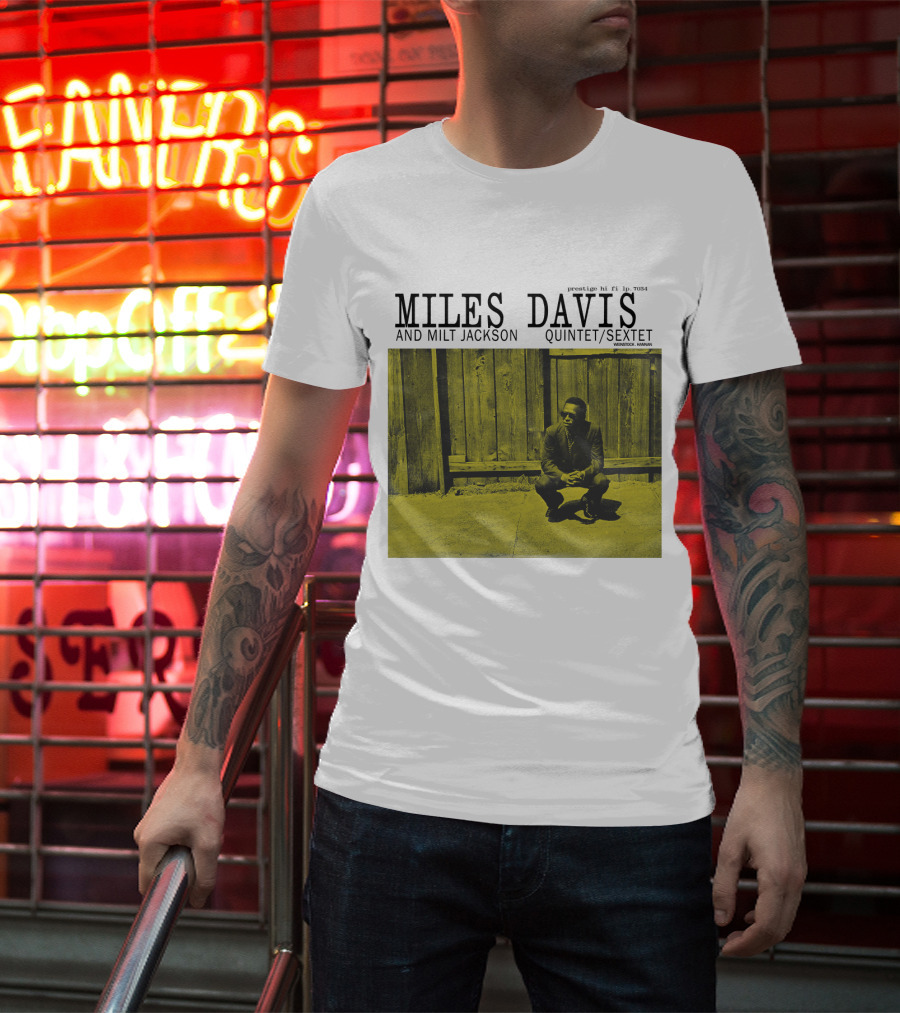 Miles Davis And Milt Jackson Quintet/Sextet Album Cover T-Shirt