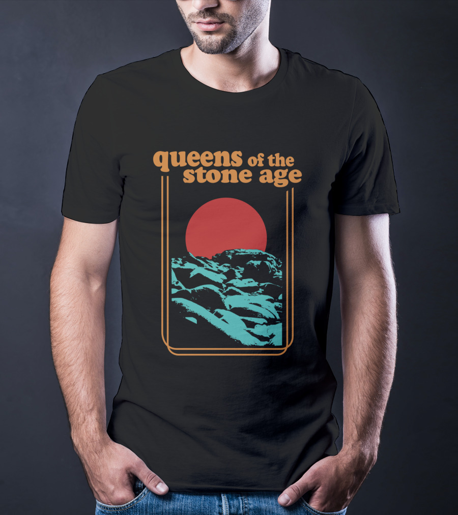 Queens Of The Stone Age Desert Sun Landscape T-Shirt