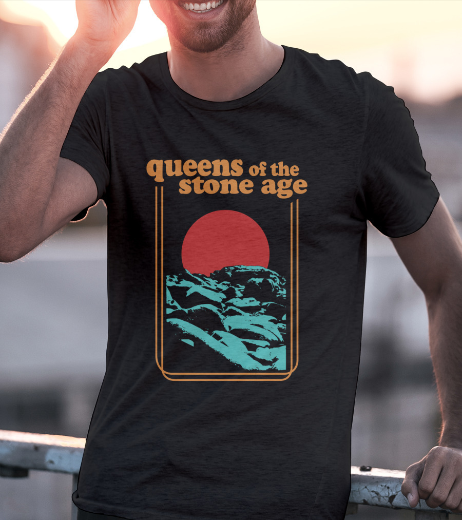 Queens Of The Stone Age Desert Sun Landscape T-Shirt
