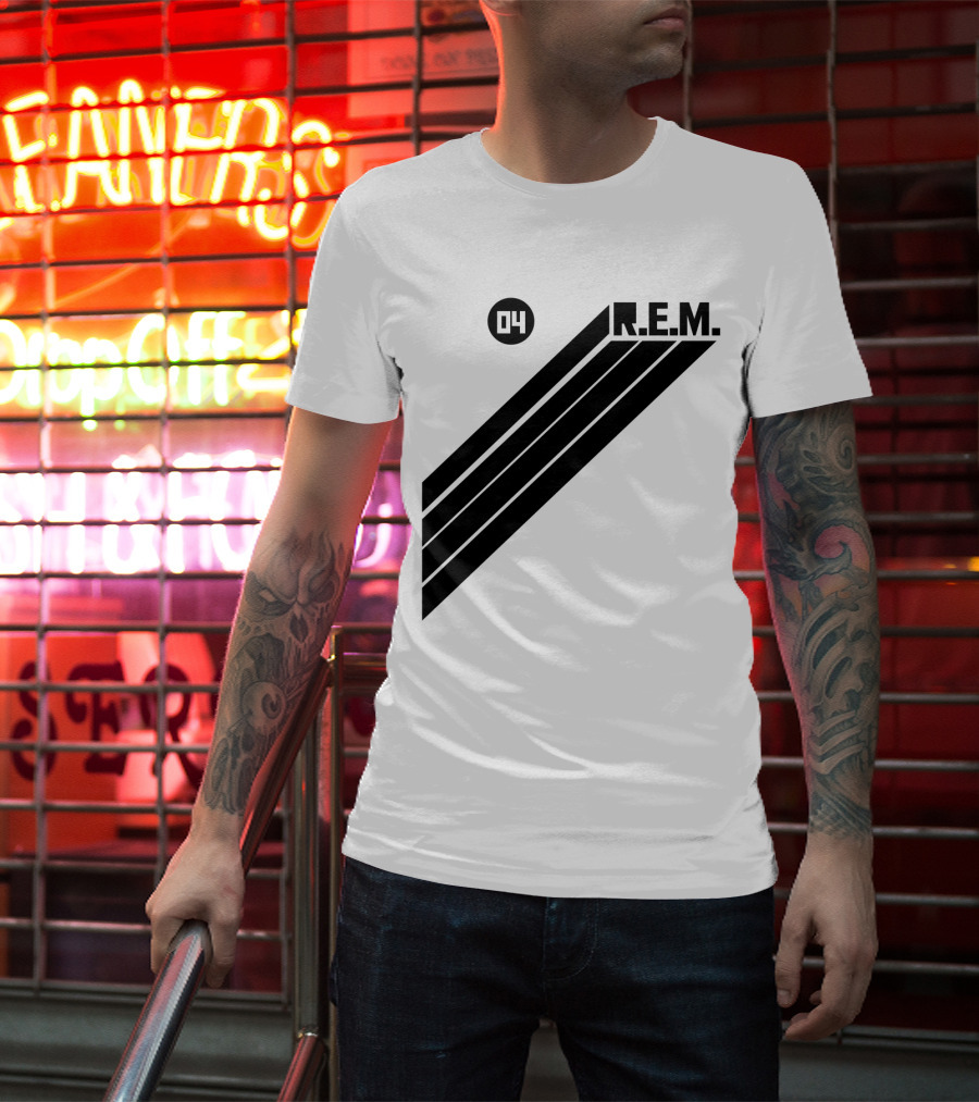 R.E.M. 04 Stripe T-Shirt
