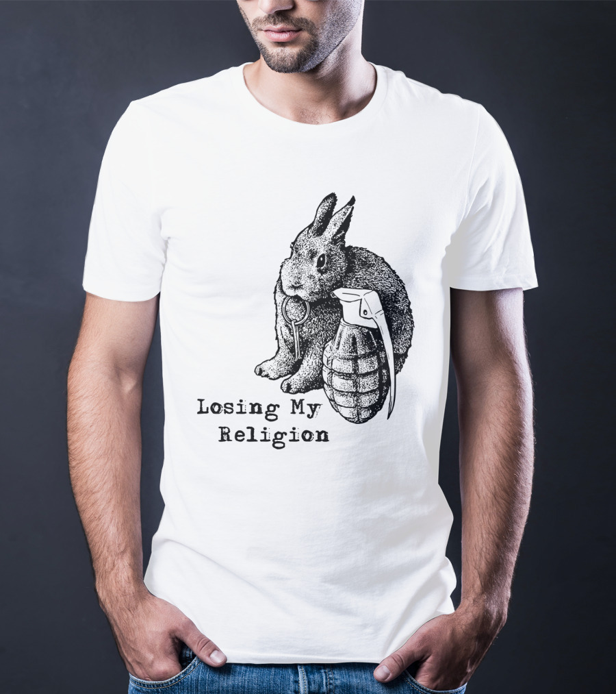 Losing My Religion Bunny Grenade REM 02 T-Shirt