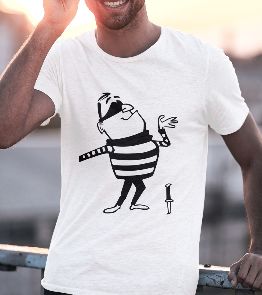 REM 05 Comic Burglar Character T-Shirt