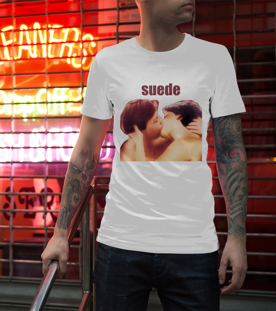 Suede Debut Album Cover Kiss Artwork T-Shirt