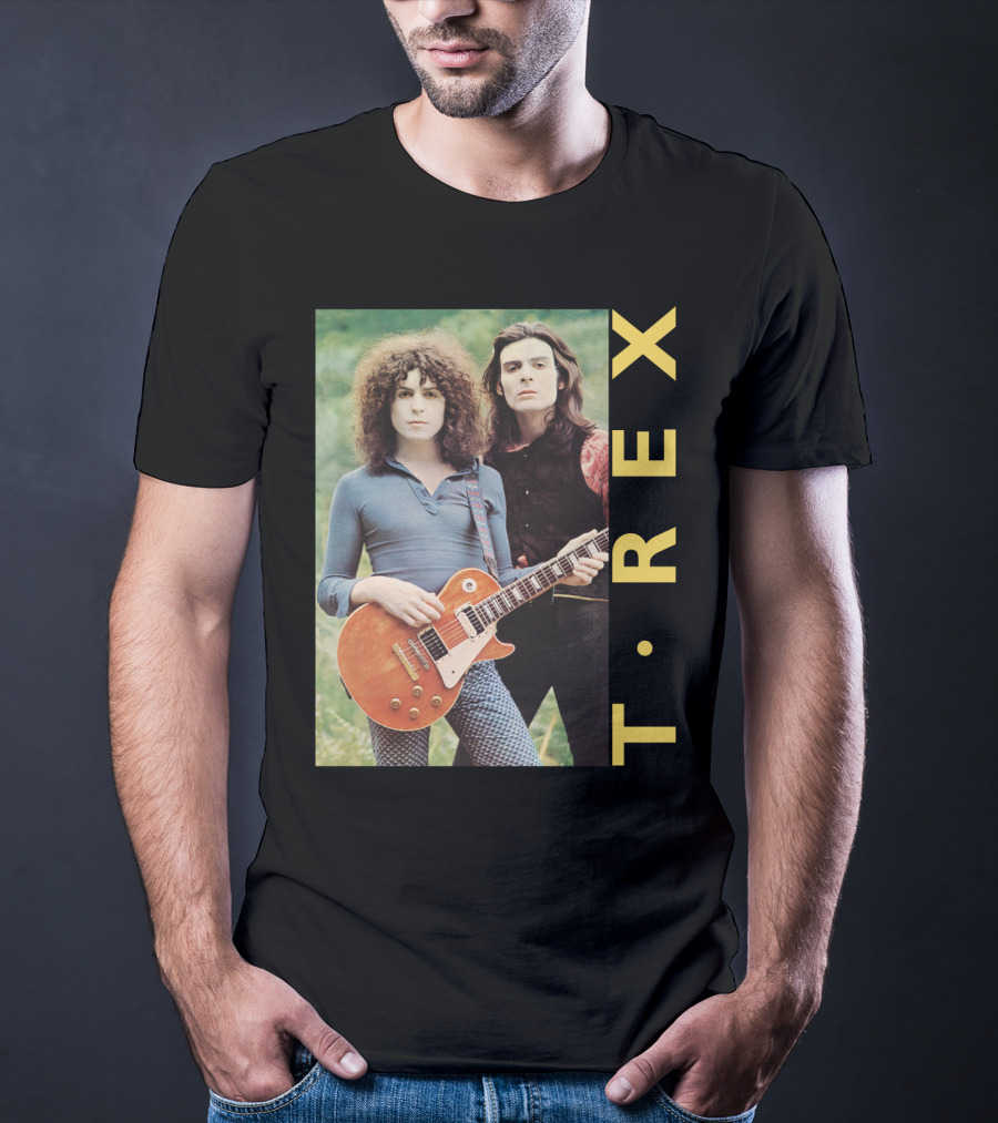 T·rex Band Portrait With Guitarist On Trx T-Shirt
