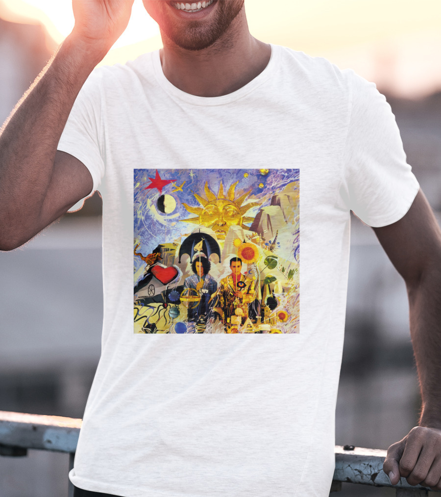 TFF 03 The Seeds Of Love Album Cover Collage Art Psychedelic T-Shirt
