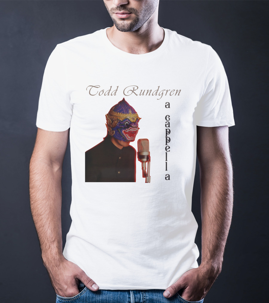 Todd Rundgren A Cappella Mask With Microphone T-Shirt