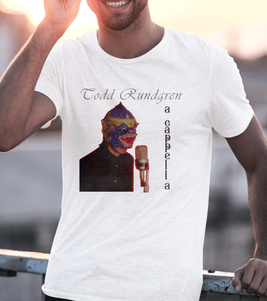 Todd Rundgren A Cappella Mask With Microphone T-Shirt