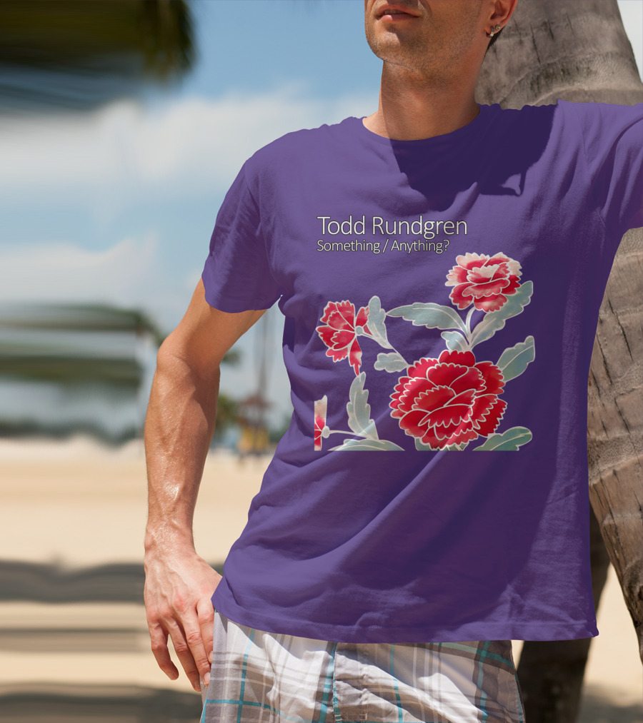 Todd Rundgren Something Anything Red Flowers T-Shirt