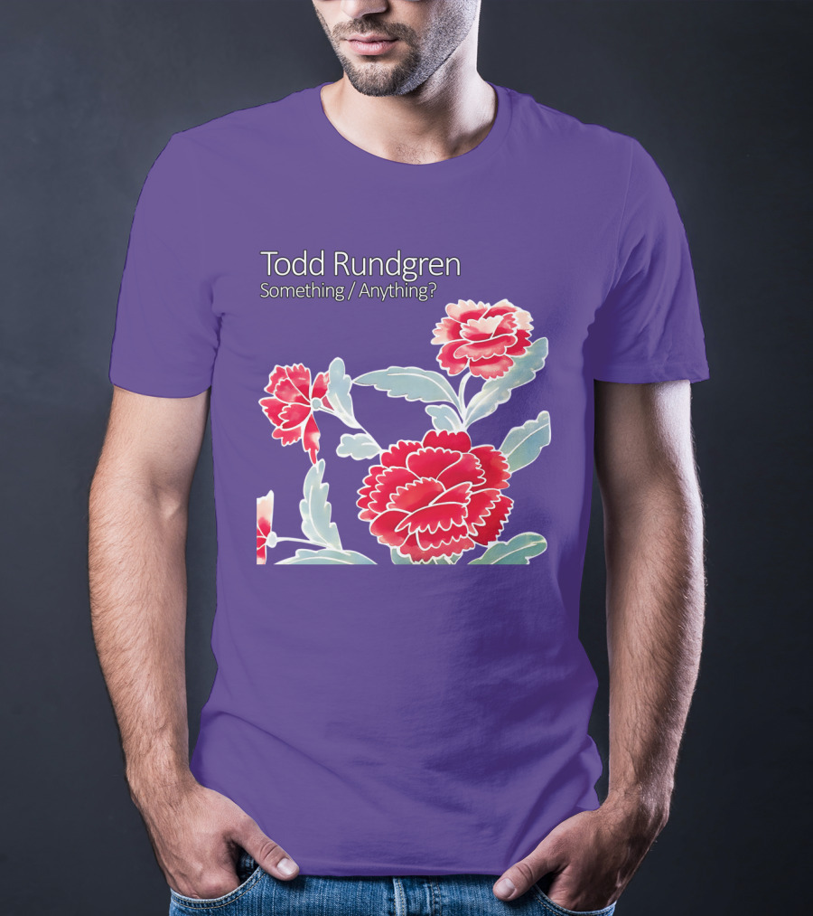 Todd Rundgren Something Anything Red Flowers T-Shirt