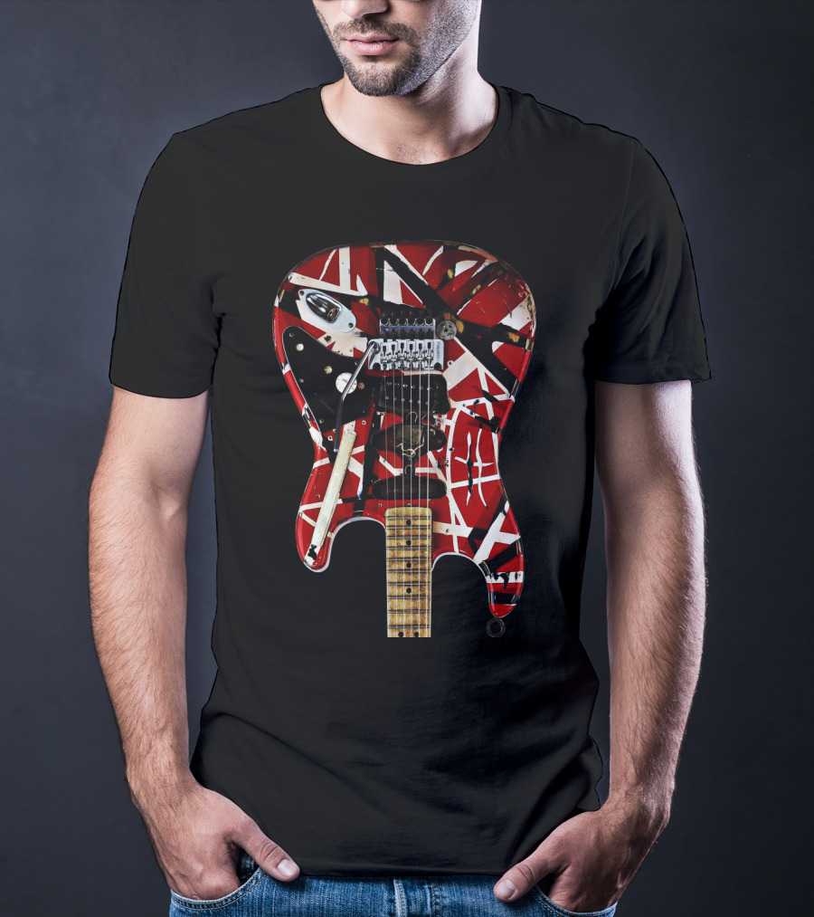 Eddie Van Halen Frankenstein Guitar T-Shirt