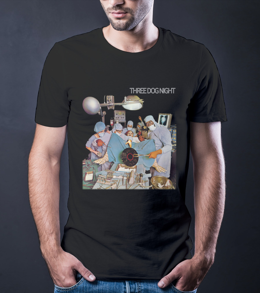 Three Dog Night Vinyl Surgery Operation Scene T-Shirt