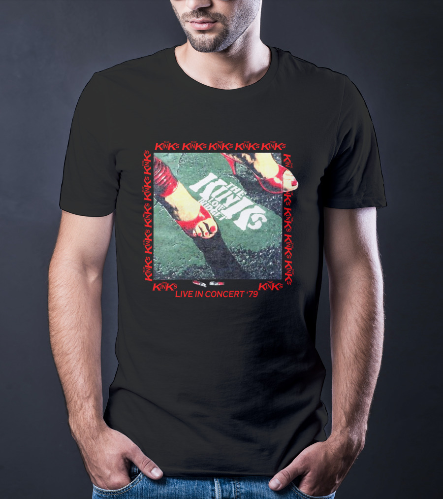 The Kinks Live In Concert '79 Tk-Ms T-Shirt