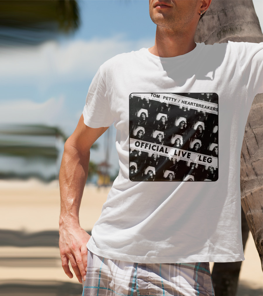 Tom Petty Heartbreakers Official Live Leg T-Shirt