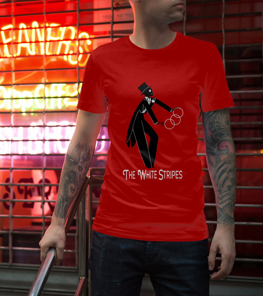 The White Stripes Juggling Man Red T-Shirt