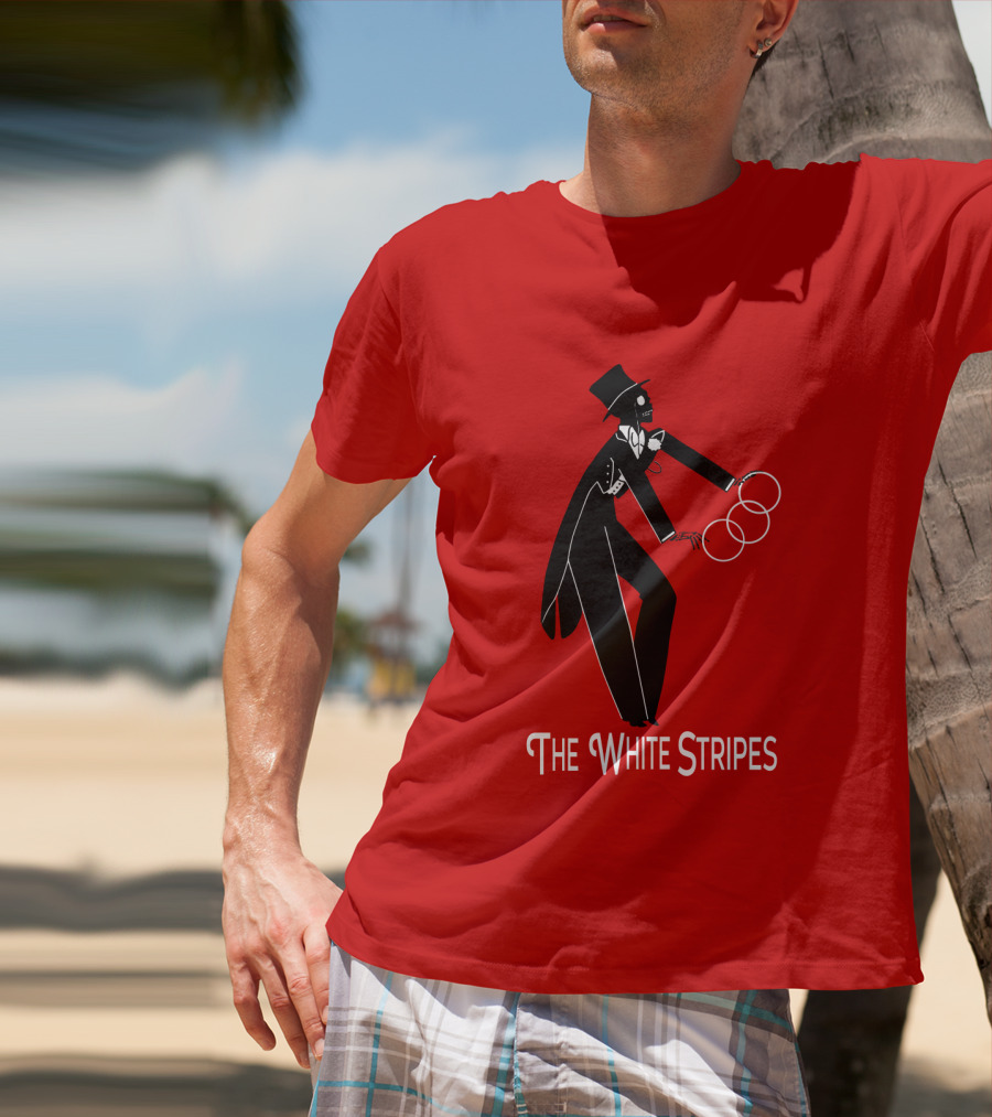 The White Stripes Juggling Man Red T-Shirt