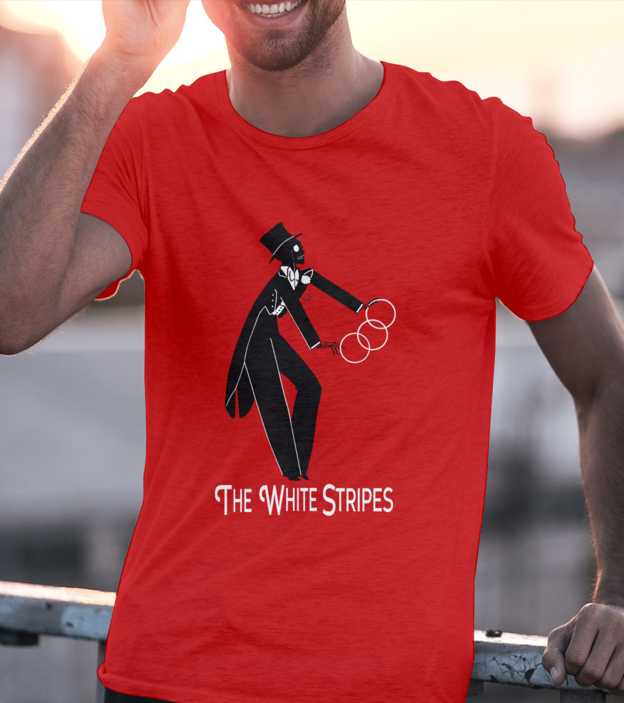 The White Stripes Juggling Man Red T-Shirt