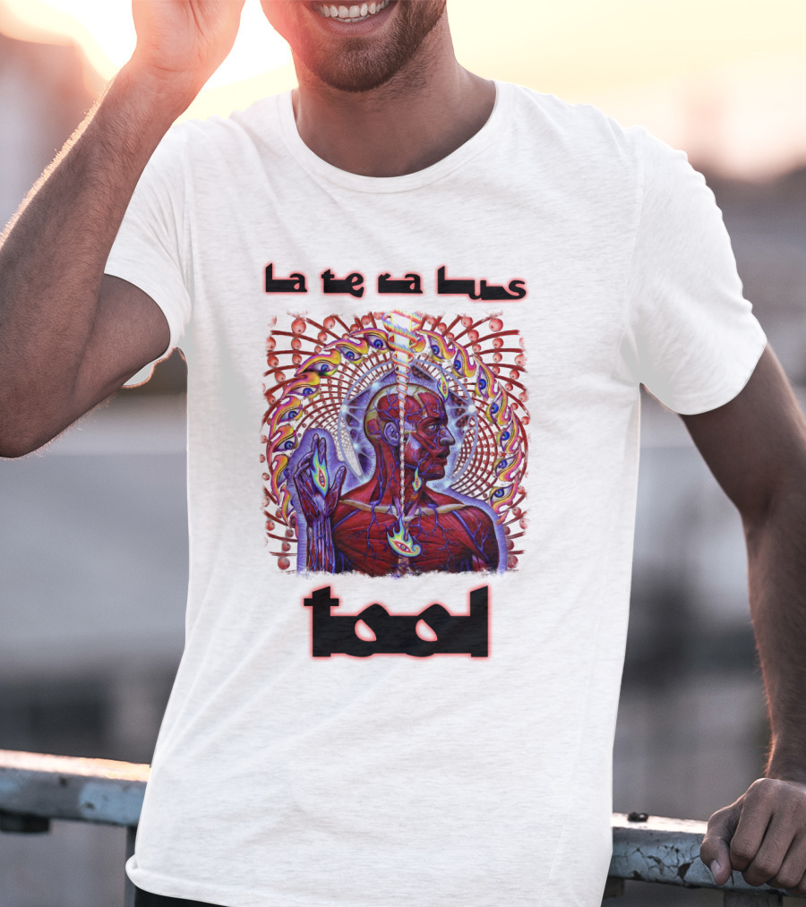Tool Lateralus Inspired Psychedelic Art With Anatomical Human Figure T-Shirt