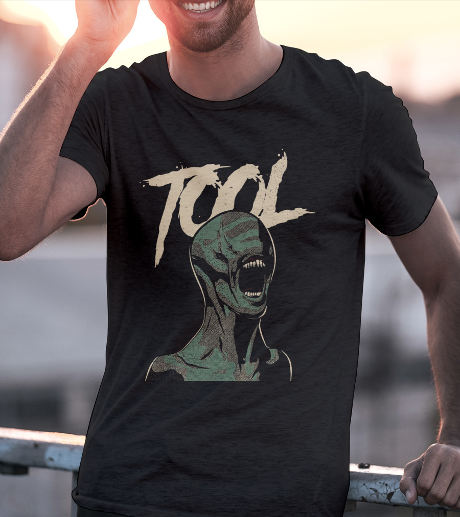 Tool Monster Scream Alien Head Artwork T-Shirt