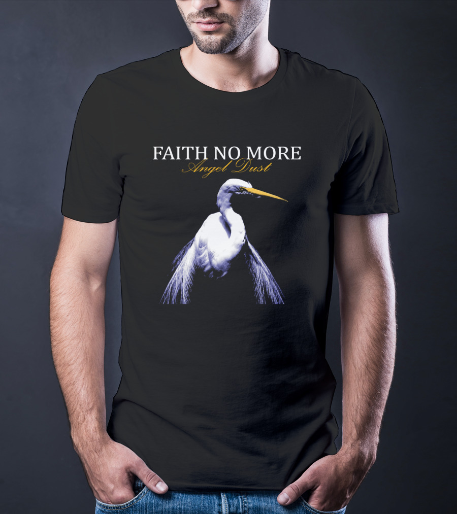 Faith No More Angel Dust Egret Album Cover T-Shirt
