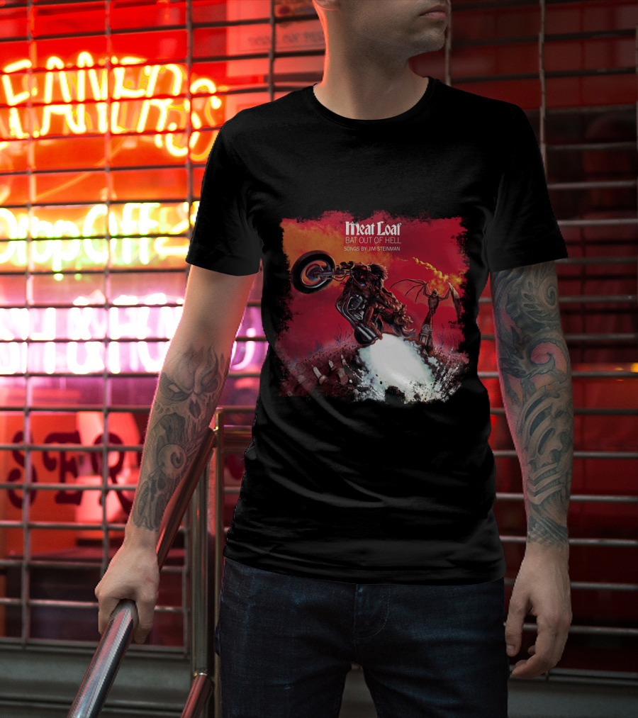Meat Loaf Bat Out Of Hell Songs By Jim Steinman T-Shirt