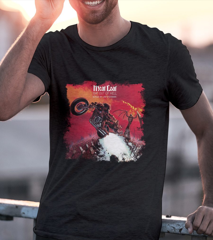 Meat Loaf Bat Out Of Hell Songs By Jim Steinman T-Shirt