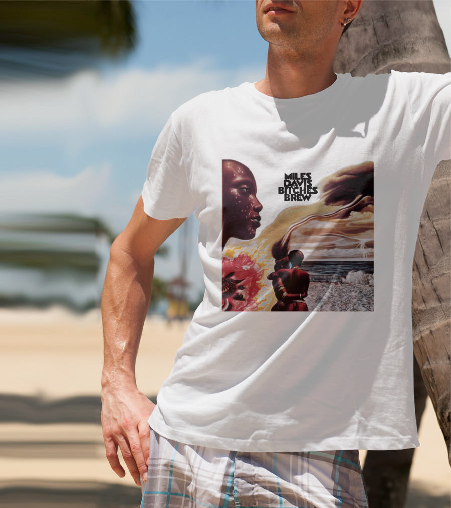 Miles Davis Bitches Brew Album Cover Art T-Shirt