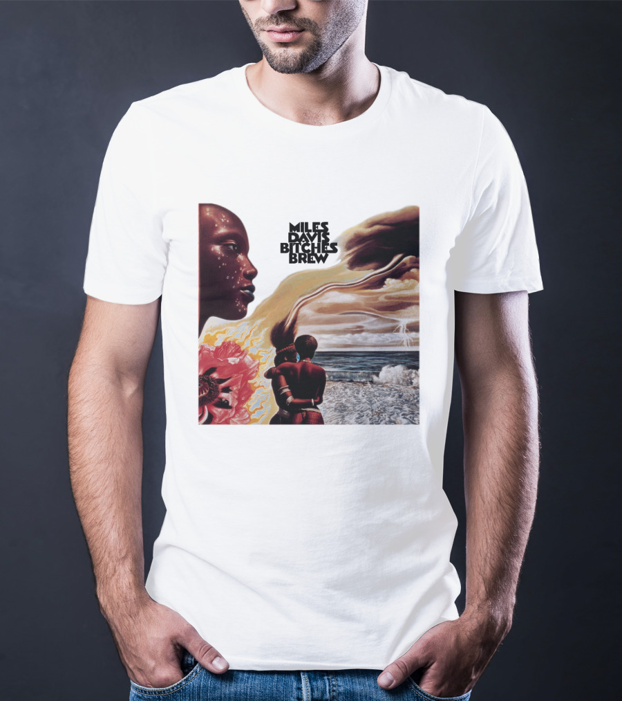 Miles Davis Bitches Brew Album Cover Art T-Shirt