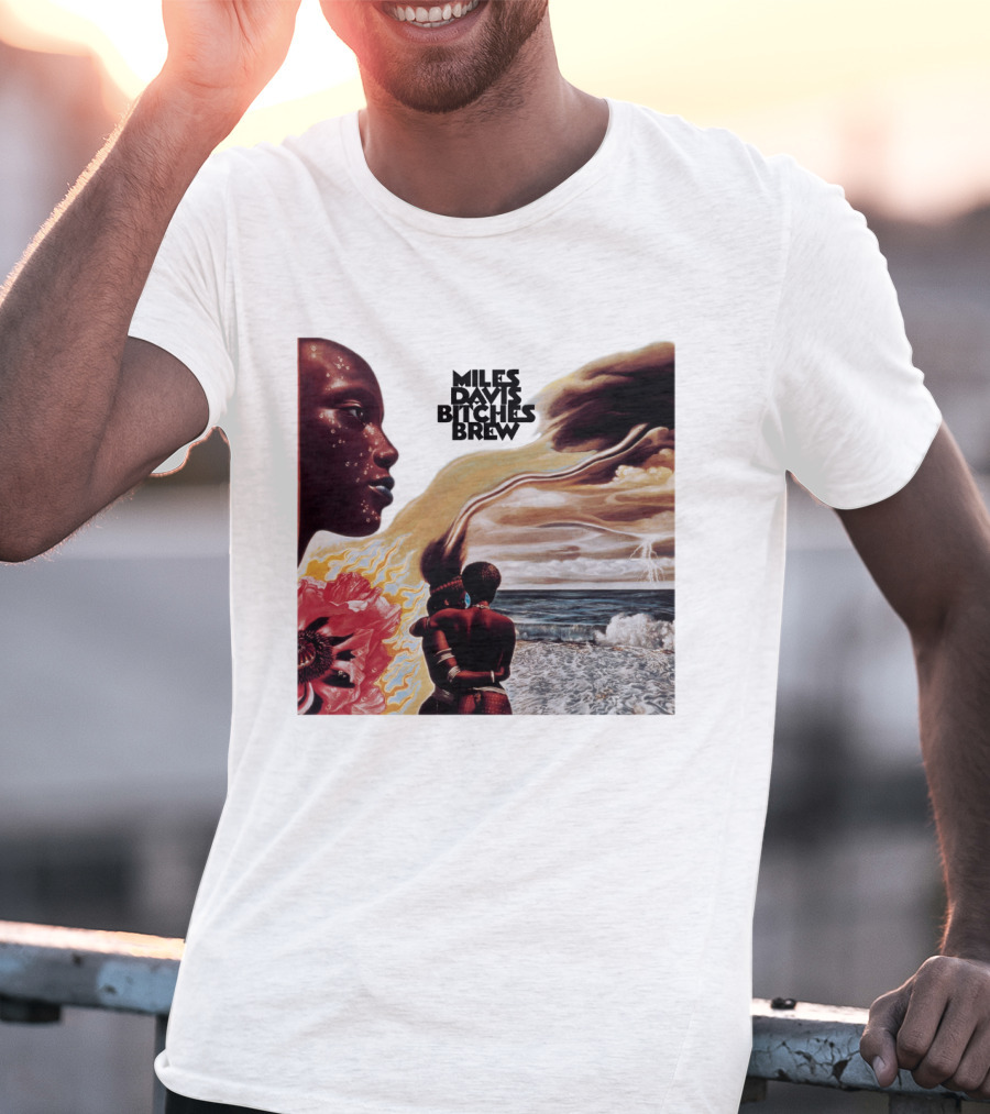 Miles Davis Bitches Brew Album Cover Art T-Shirt