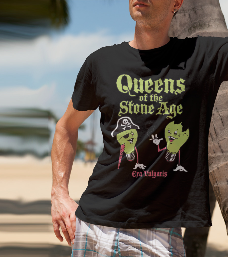 Queens Of The Stone Age Era Vulgaris Pirate Light Bulbs T-Shirt