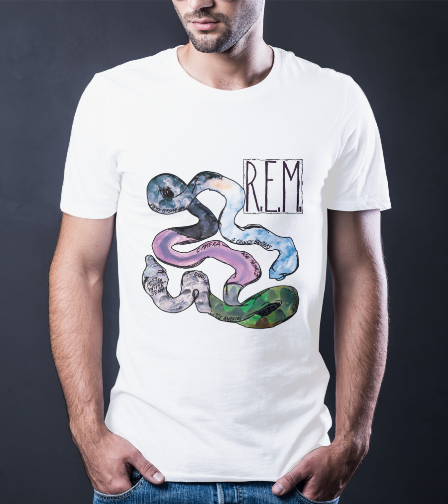 R.e.m. Album Artwork With Track Titles Elements T-Shirt