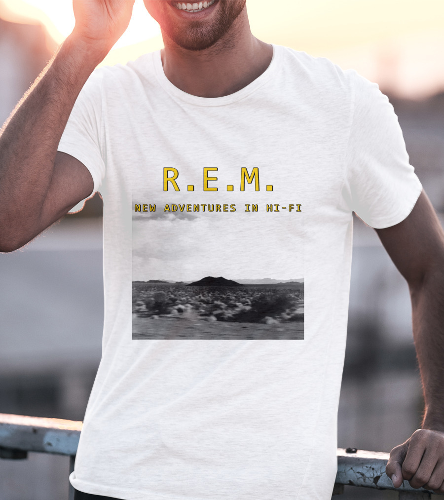 R.E.M. New Adventures In Hi-Fi Desert Landscape Photography T-Shirt