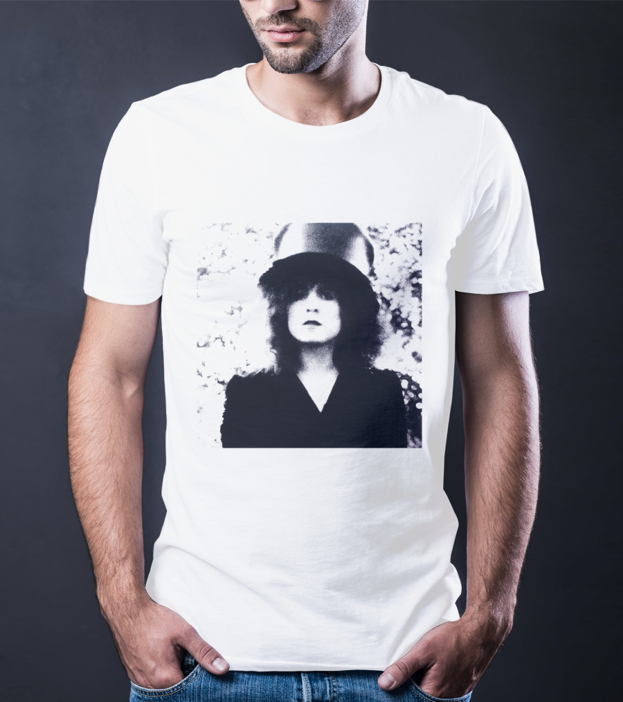Marc Bolan Top Hat Monochrome Portrait Trx T-Shirt