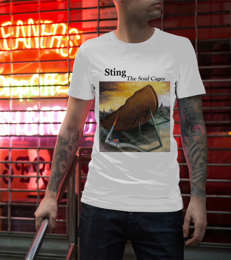 Sting The Soul Cages Album Cover Art T-Shirt