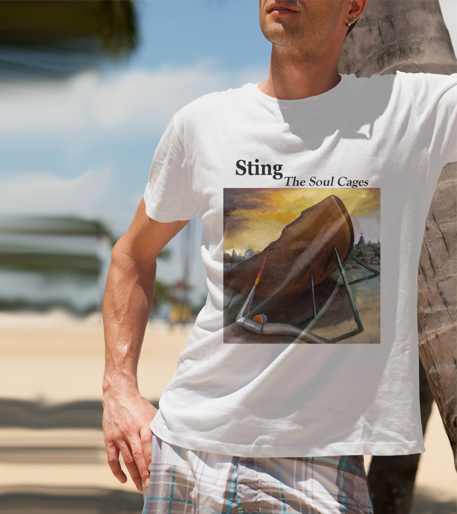 Sting The Soul Cages Album Cover Art T-Shirt
