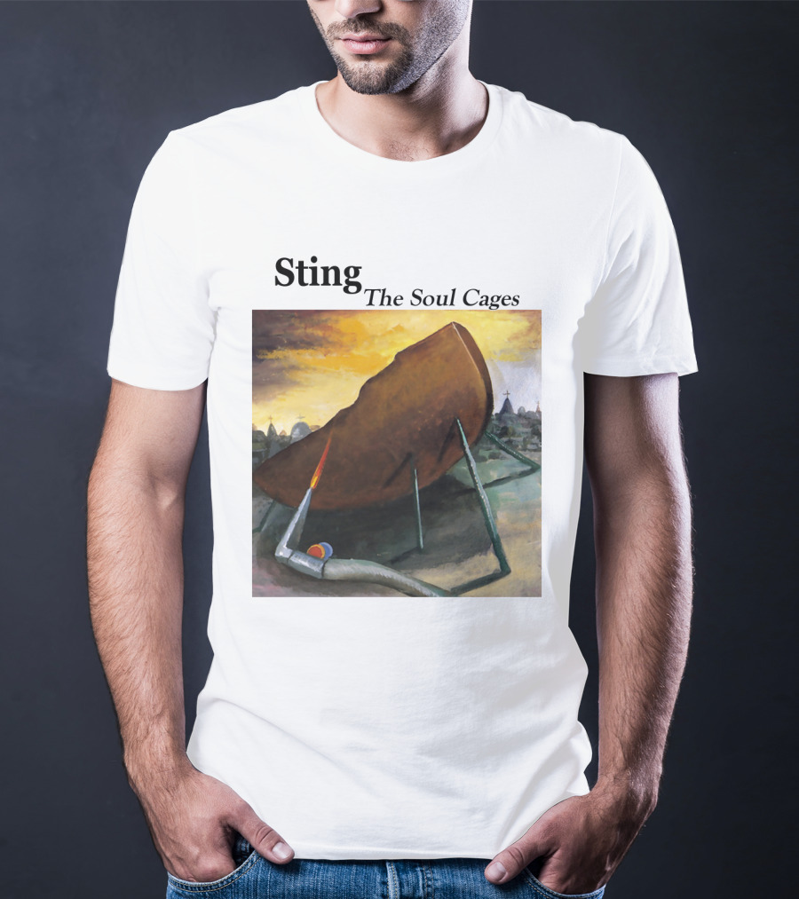 Sting The Soul Cages Album Cover Art T-Shirt