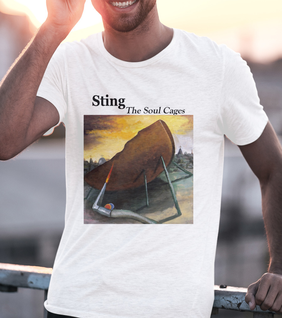 Sting The Soul Cages Album Cover Art T-Shirt