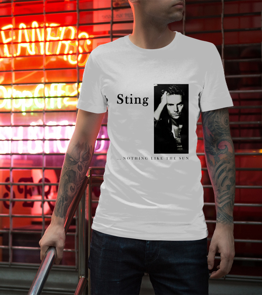 Sting ...Nothing Like The Sun Album Cover T-Shirt