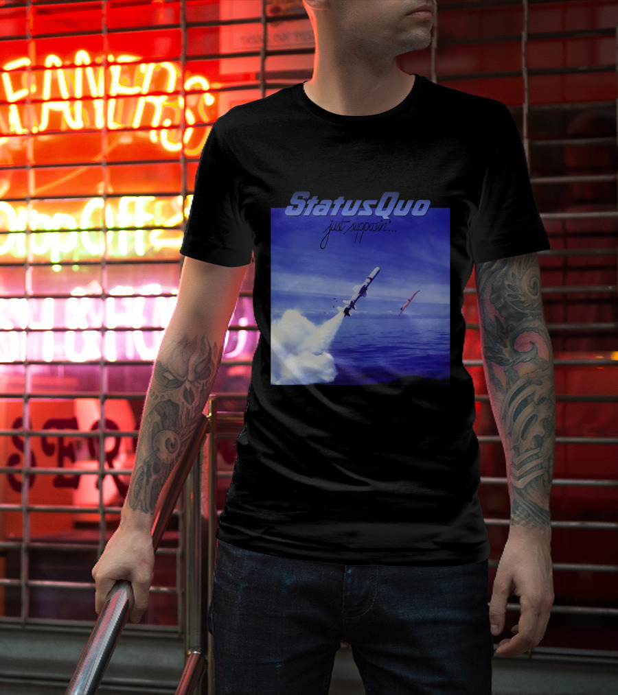 Status Quo Just Supposin. Ocean Rocket Launch T-Shirt