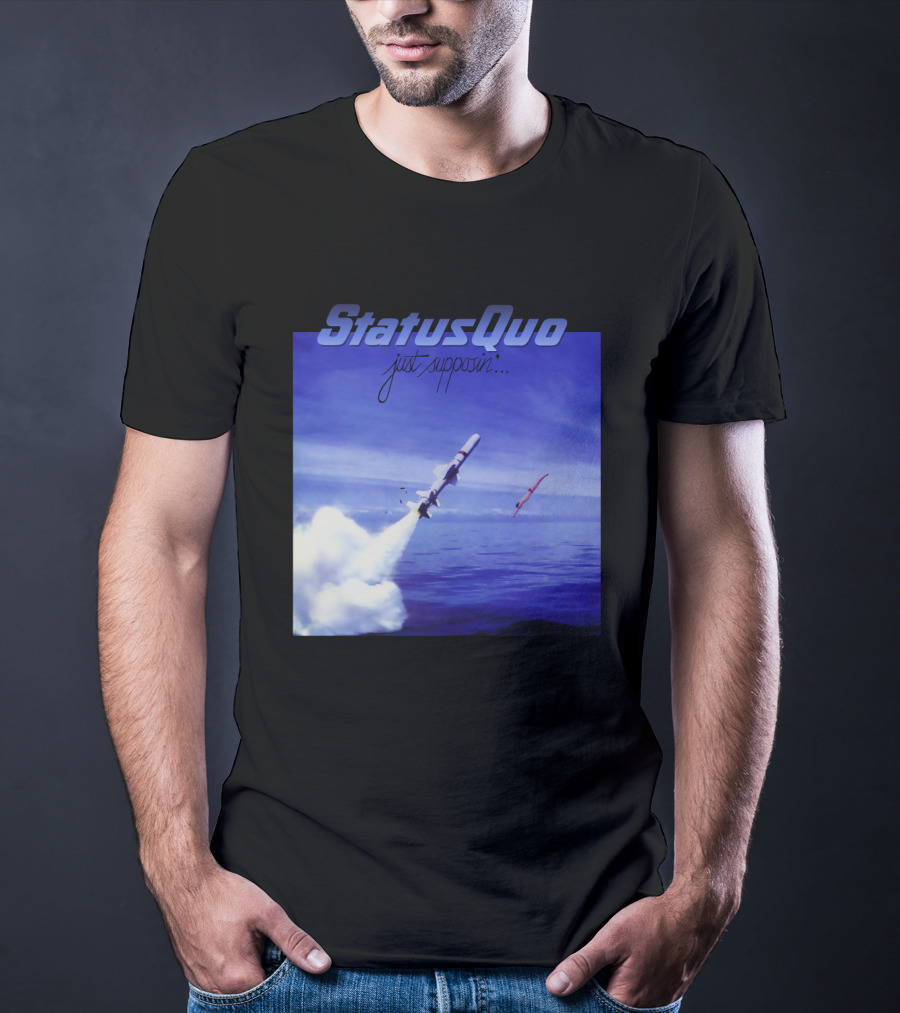 Status Quo Just Supposin. Ocean Rocket Launch T-Shirt
