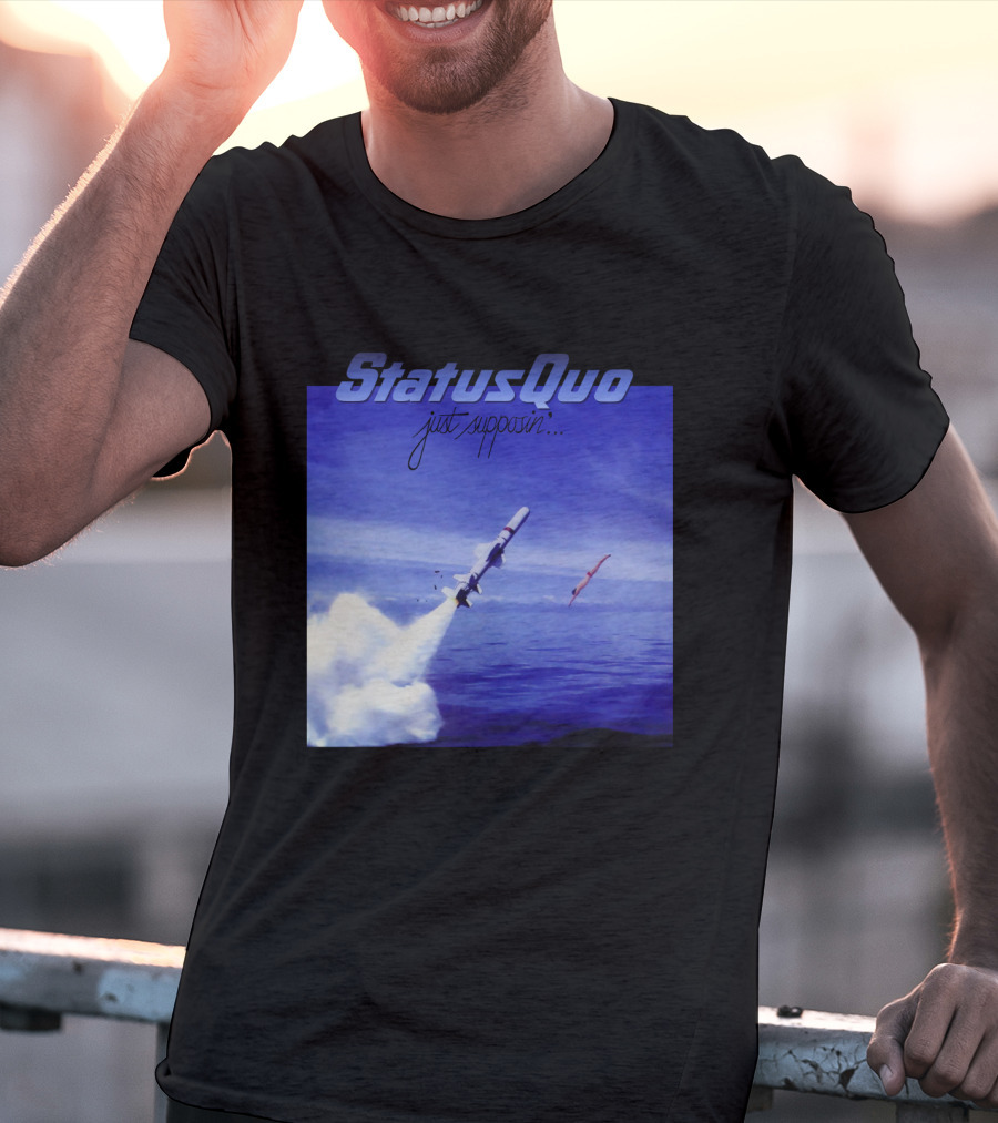 Status Quo Just Supposin. Ocean Rocket Launch T-Shirt