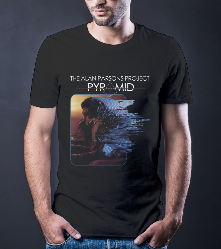 The Alan Parsons Project Pyramid Album Distorted Reflection T-Shirt